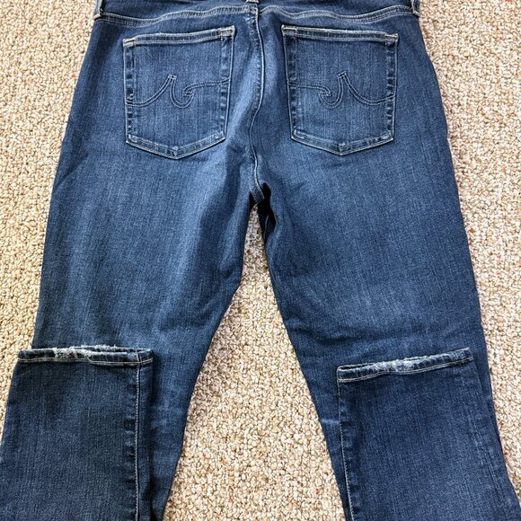AG Adriano Goldschmied The Prima Cigarette Crop Jeans Size 31 - Picture 4 of 7